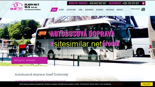 dubovskybus.cz alternative sites