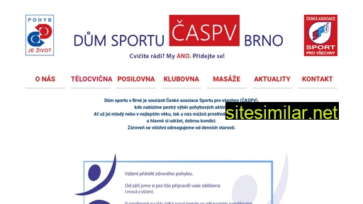 dumsportubrno.cz alternative sites