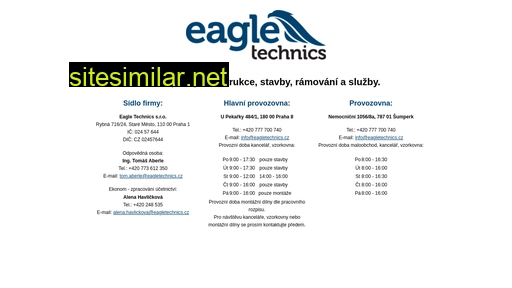 eagletechnics.cz alternative sites