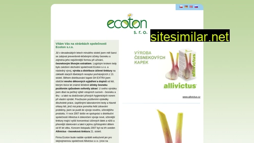 ecoton.cz alternative sites