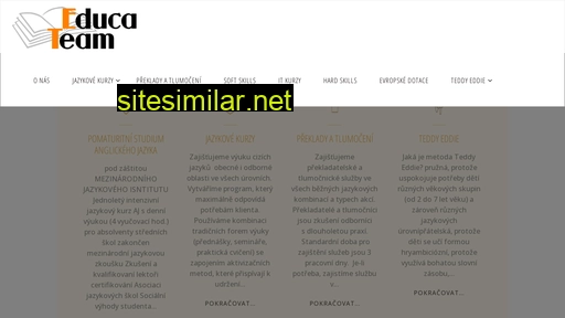 educateam.cz alternative sites