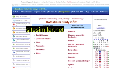 ekatastr.cz alternative sites