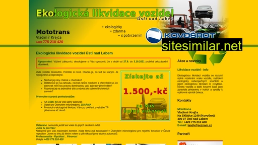 ekologicka-likvidace-vozidel-usti.cz alternative sites