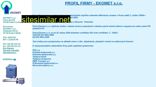 ekomet.cz alternative sites