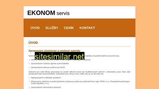 ekonom-servis.cz alternative sites