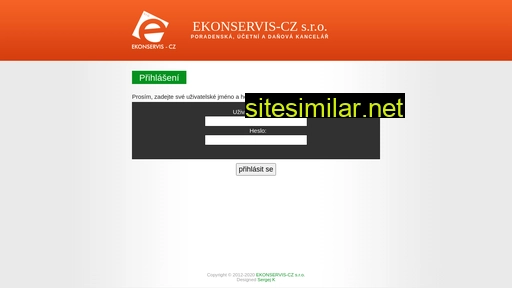 ekonservissystem.cz alternative sites