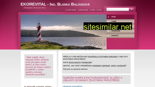 ekorevital.cz alternative sites