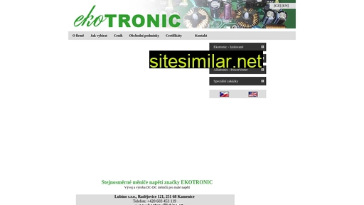 ekotronic.cz alternative sites