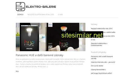 Elektro-galerie similar sites