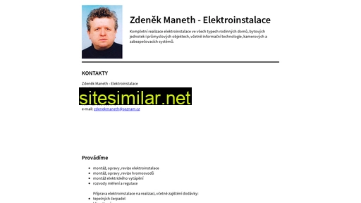 elektro-maneth.cz alternative sites