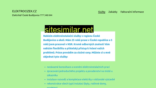 elektrocizek.cz alternative sites
