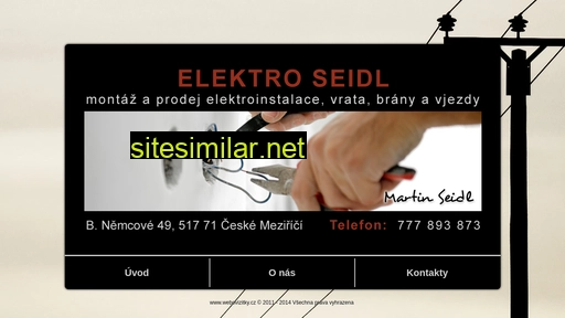 elektroinstalaceseidl.cz alternative sites