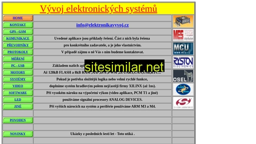 elektronikavyvoj.cz alternative sites