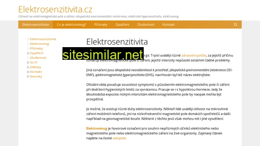 elektrosenzitivita.cz alternative sites