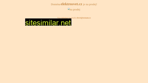 elektrosvet.cz alternative sites