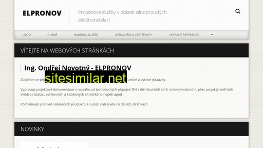 elpronov.cz alternative sites