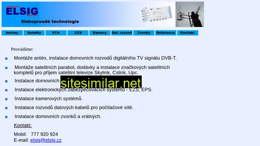 elsig.cz alternative sites