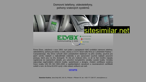 elvox.cz alternative sites
