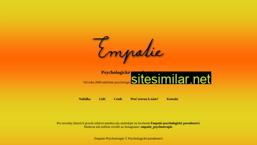 empatie-psychoterapie.cz alternative sites
