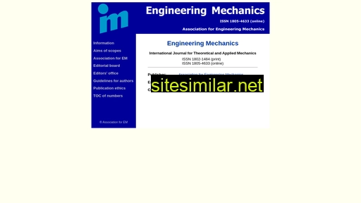 engineeringmechanics.cz alternative sites