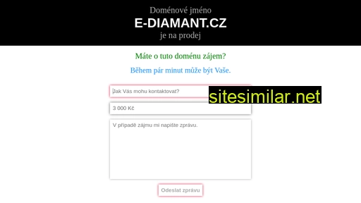 e-diamant.cz alternative sites