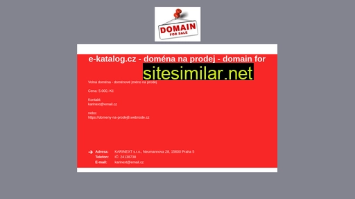 e-katalog.cz alternative sites