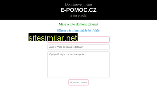 e-pomoc.cz alternative sites