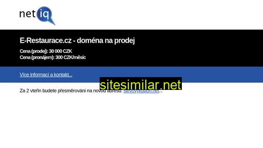 e-restaurace.cz alternative sites