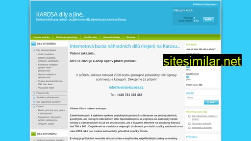 e-shop-karosa.cz alternative sites