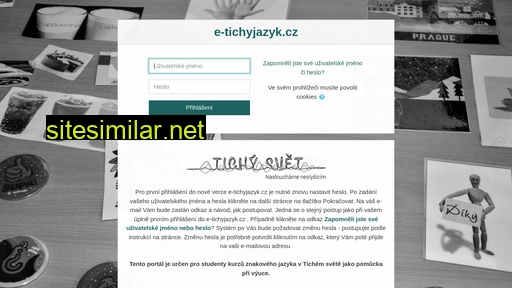 e-tichyjazyk.cz alternative sites