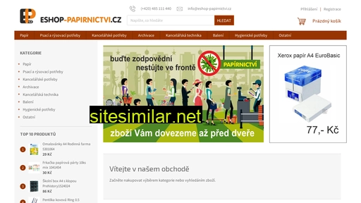 eshop-papirnictvi.cz alternative sites