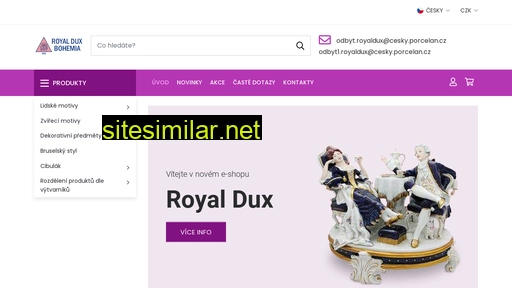 eshop.royaldux.cz alternative sites