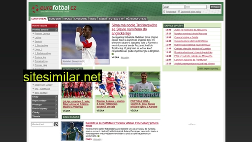 eurofotbal.cz alternative sites