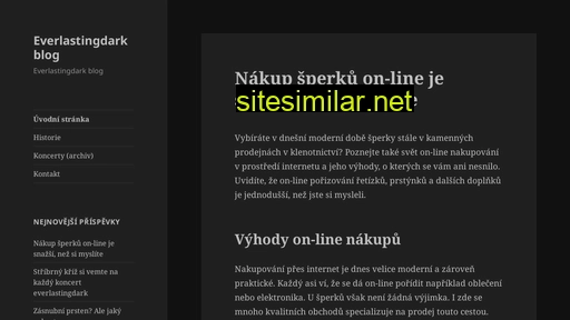 everlastingdark.cz alternative sites