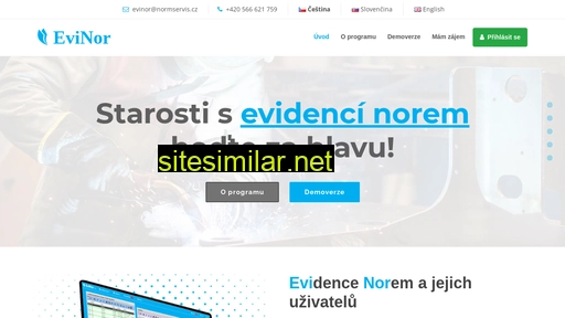 evinor.cz alternative sites