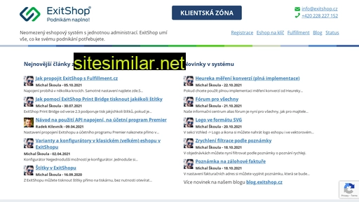 exitshop.cz alternative sites