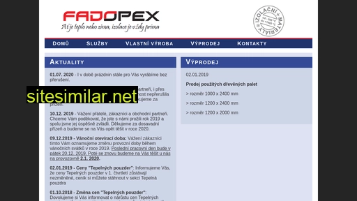 fadopex.cz alternative sites