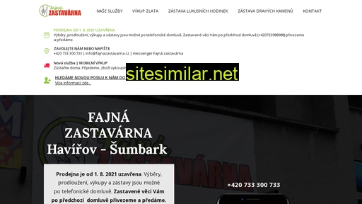 fajnazastavarna.cz alternative sites