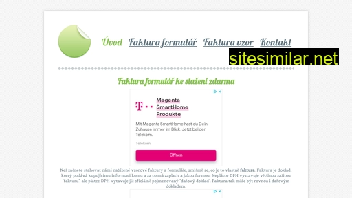 Faktura-formular-zdarma similar sites