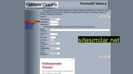 faktura.cz alternative sites