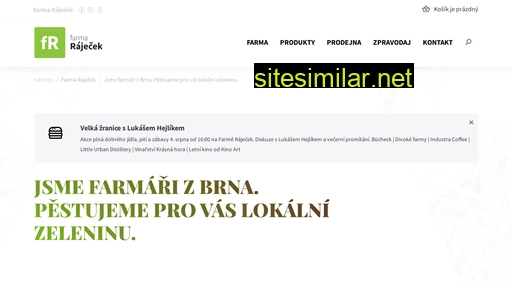 farmarajecek.cz alternative sites