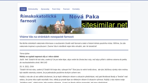 farnostnovapaka.cz alternative sites