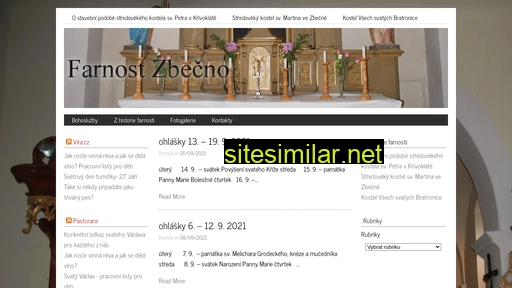 farnostzbecno.cz alternative sites