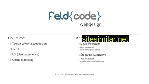 feldcode.cz alternative sites