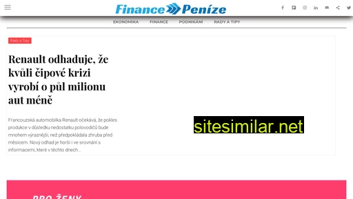 Finance-penize similar sites