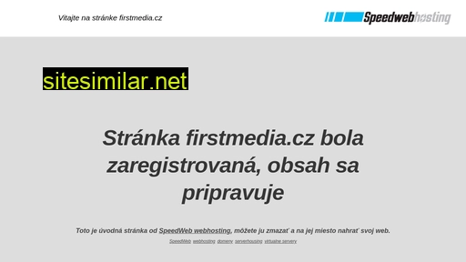 firstmedia.cz alternative sites