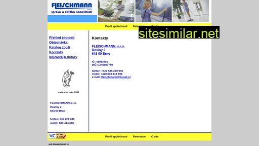 fleischmann-uklid.cz alternative sites