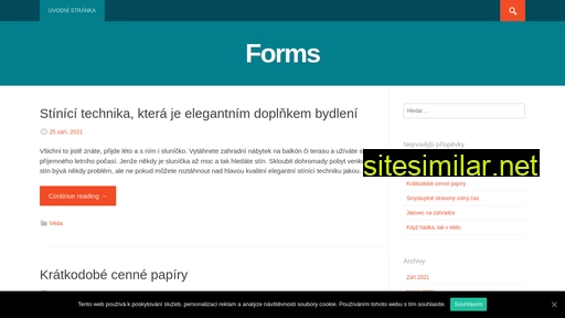 forms.cz alternative sites