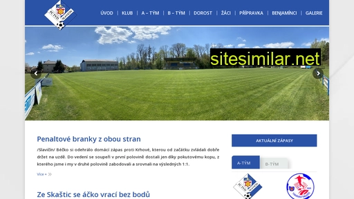 Fotbal-slavicin similar sites