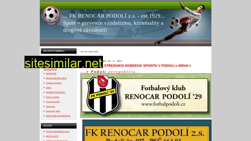 fotbalpodoli.cz alternative sites